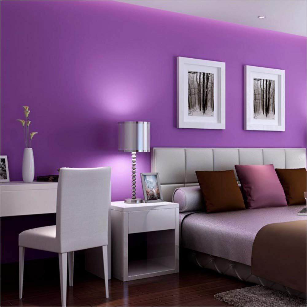 Violet Colour For Bedroom - HD Wallpaper 
