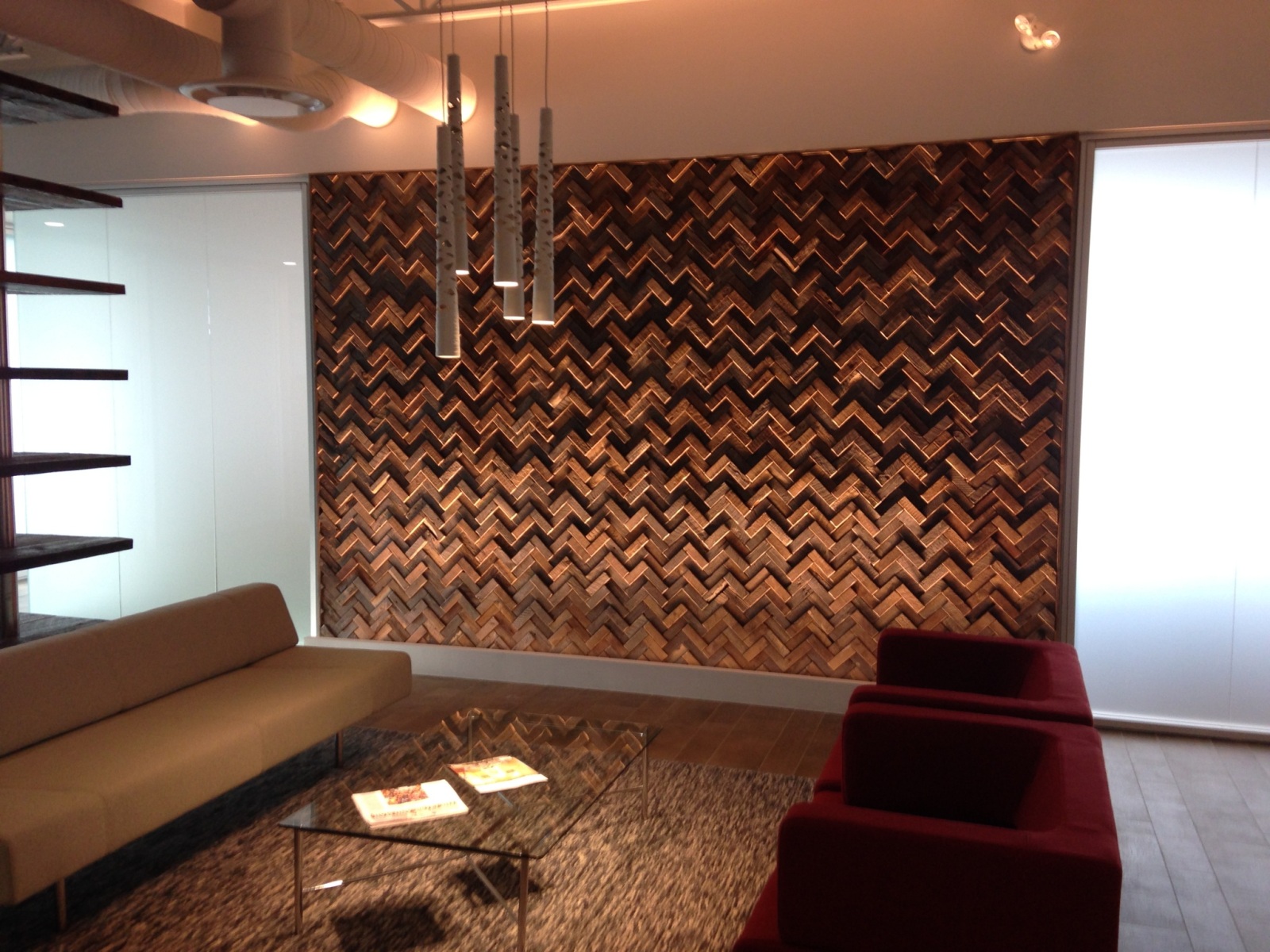 Wooden Feature Wall Design - HD Wallpaper 