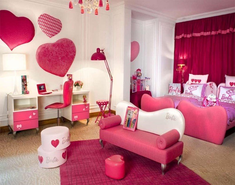 Heart Wallpaper - Pink Things For Girls Bedrooms - HD Wallpaper 