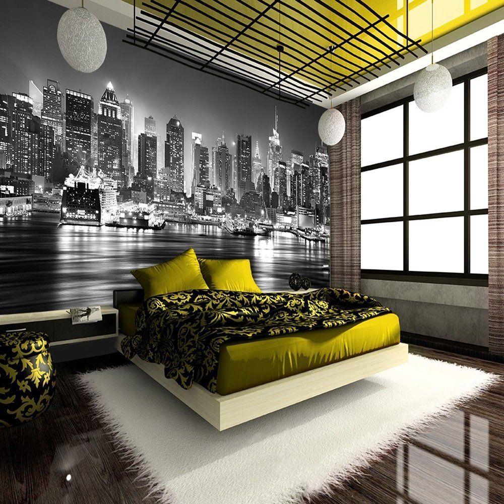 New York Bedroom Design - HD Wallpaper 