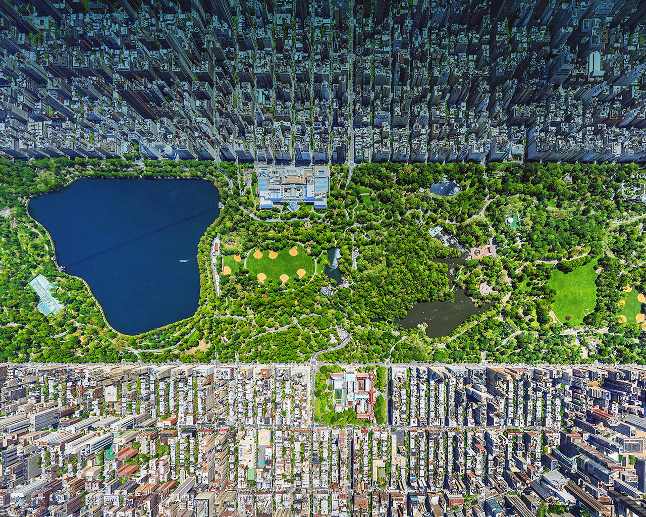 New York Birds Eye View - HD Wallpaper 