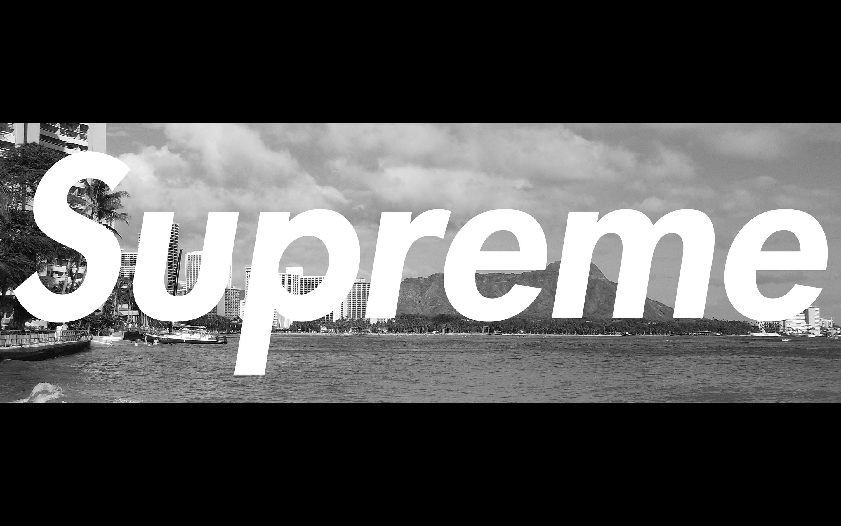 Black Supreme Wallpaper Pc - HD Wallpaper 