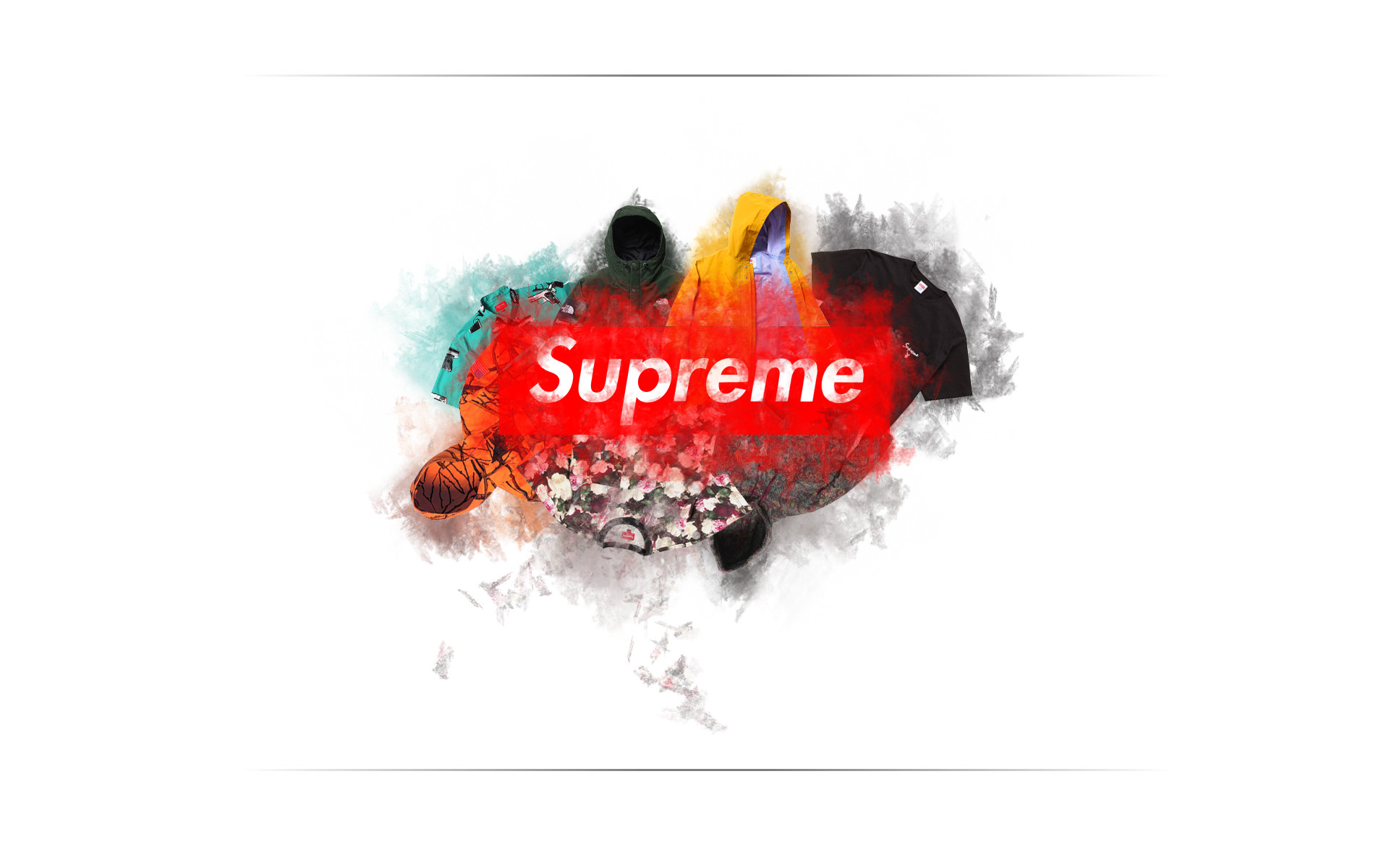 100657307 Px Supreme Clothing Wallpapers - Graphic Design - HD Wallpaper 
