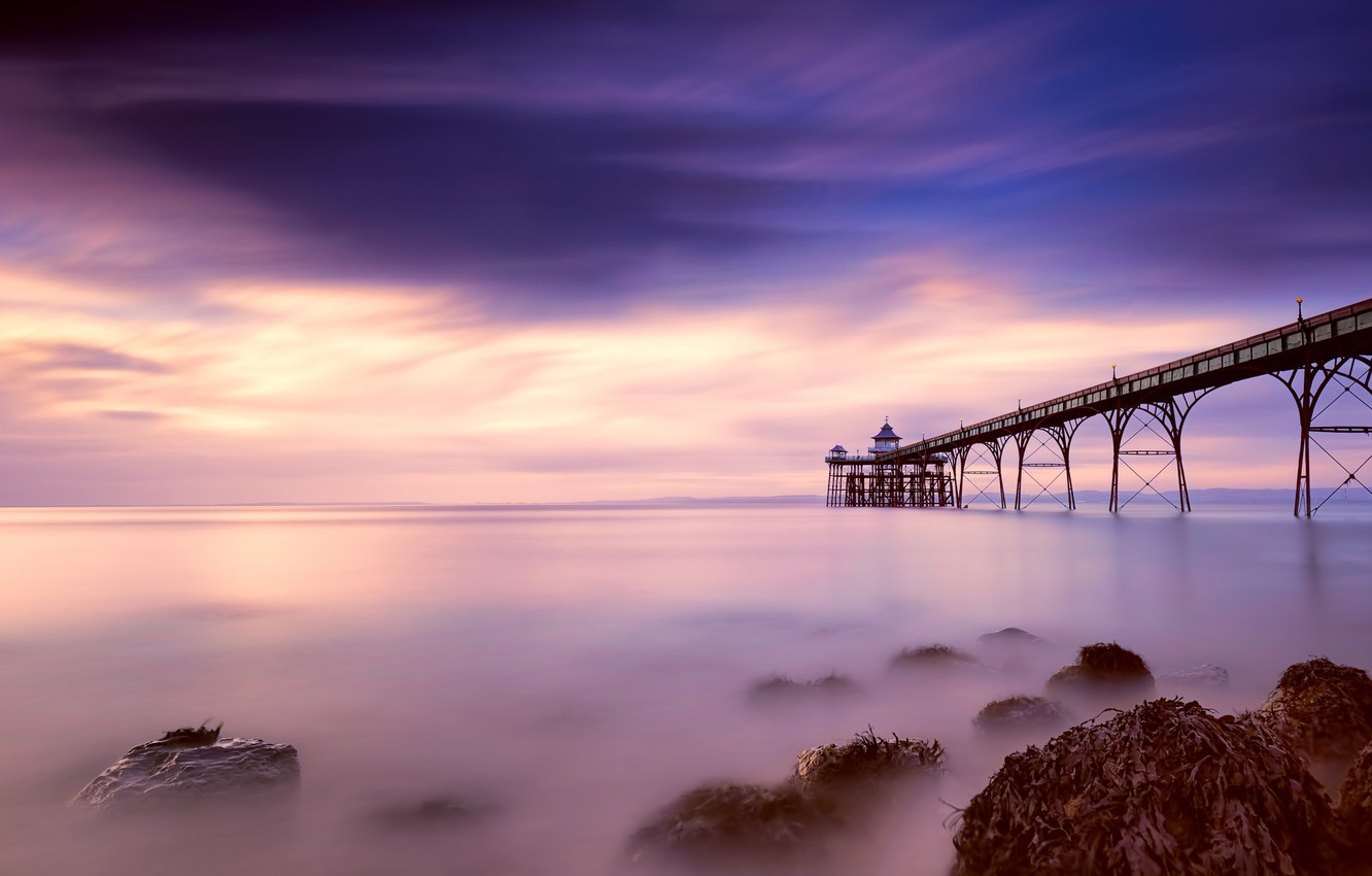 Photo Wallpaper The Sky, Clouds, Shore, England, The - Sky - HD Wallpaper 