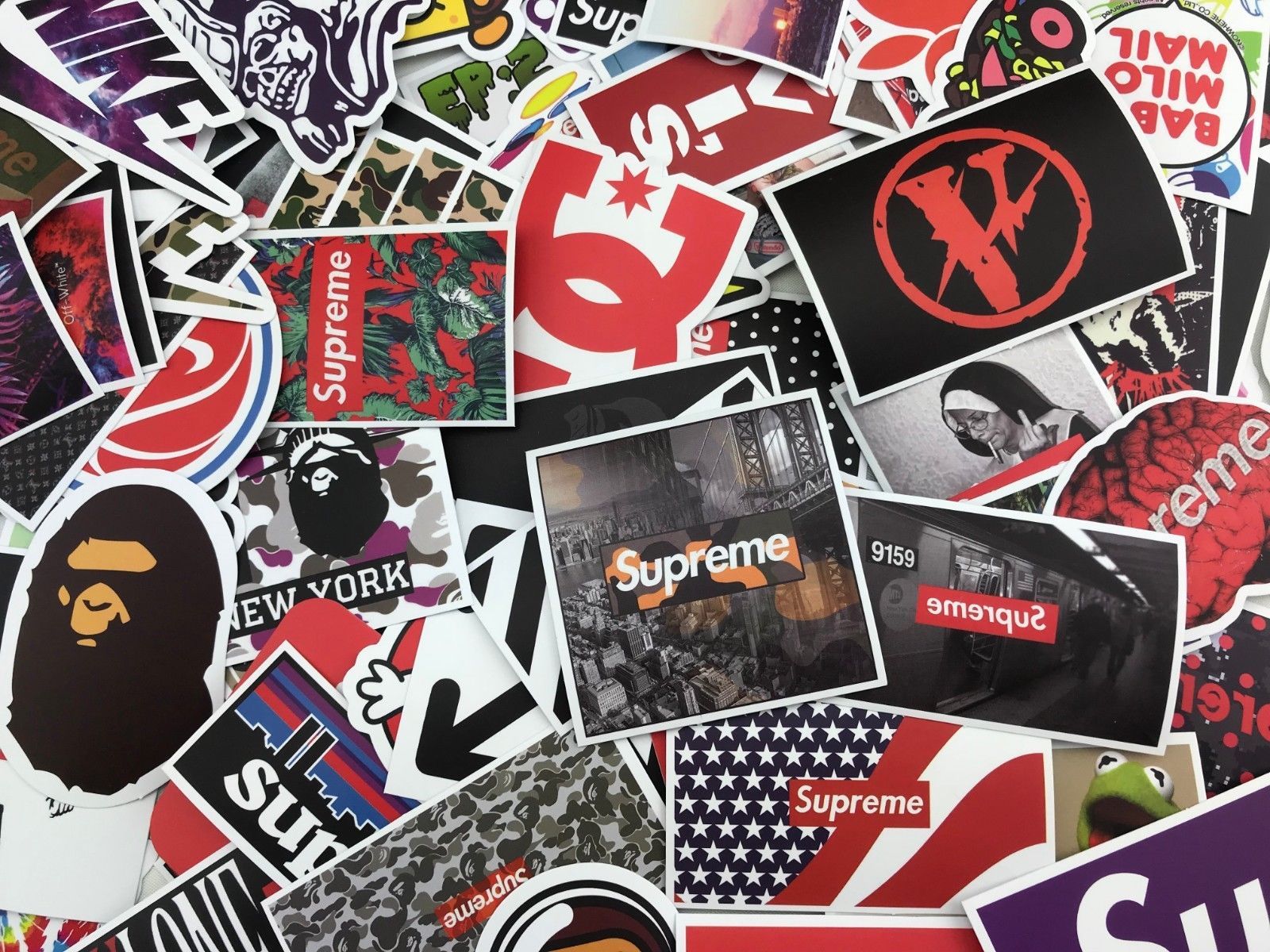 Bape Supreme Off White - HD Wallpaper 