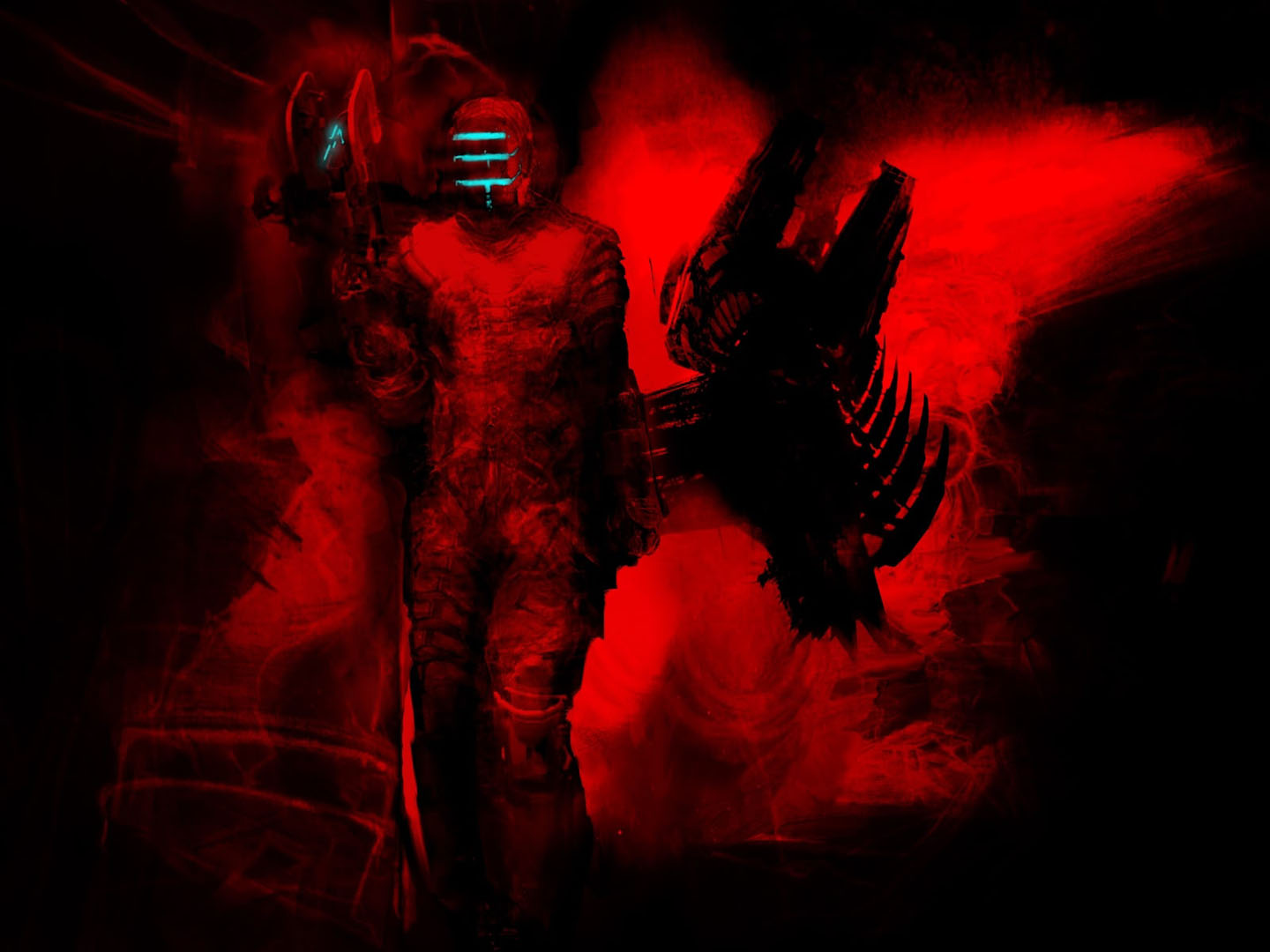 Drowned In Red - Dead Space 2 Wallpaper Hd - HD Wallpaper 