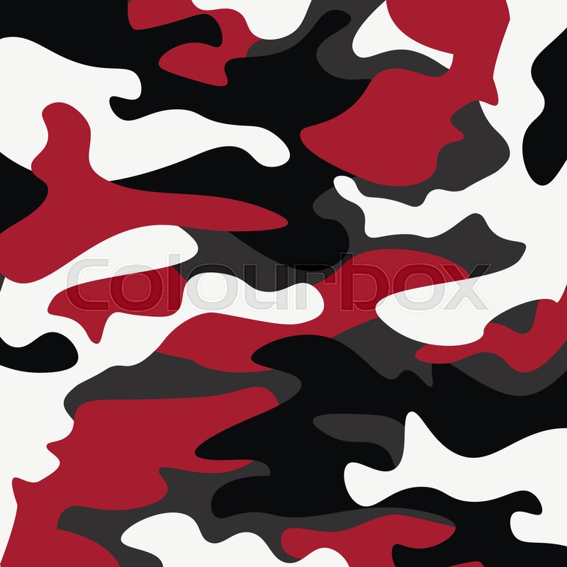 Red White And Black Camo - HD Wallpaper 