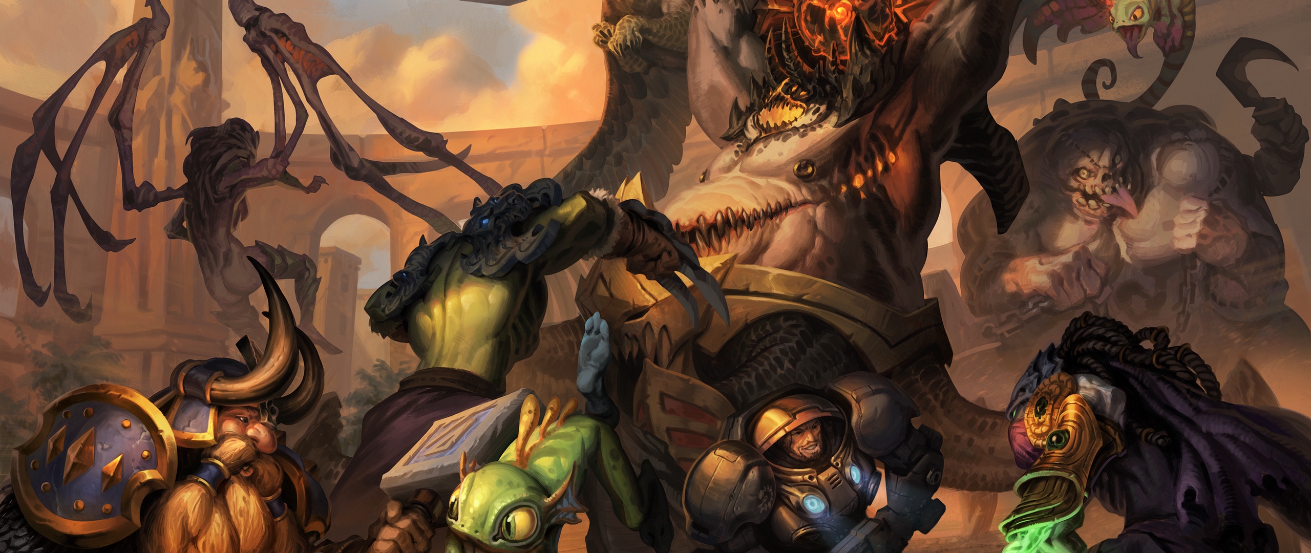 Wallpaper Heroes Of The Storm, Warcraft, Murky, Brightwing - Fanart Heroes Of The Storm Murky - HD Wallpaper 