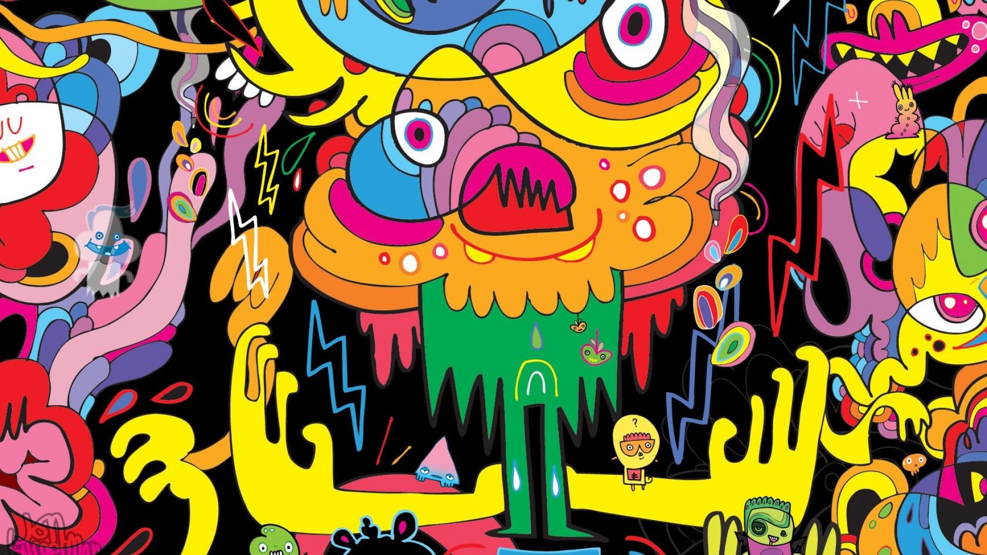 Ofwgkta Iphone Wallpapers On Wallpaperplay - Jon Burgerman - HD Wallpaper 