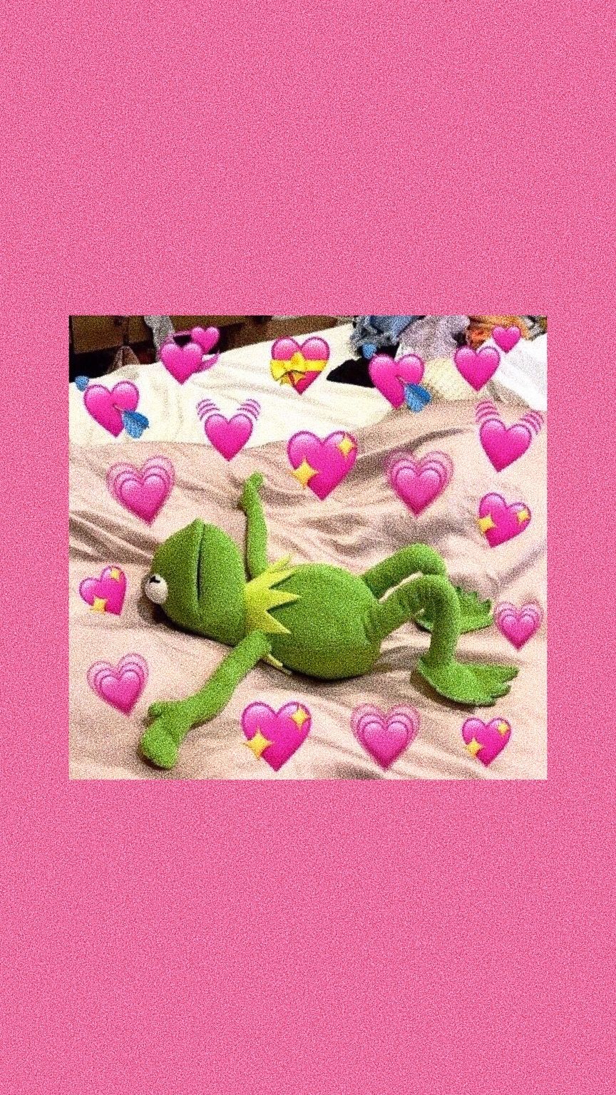 Cute Kermit The Frog - HD Wallpaper 