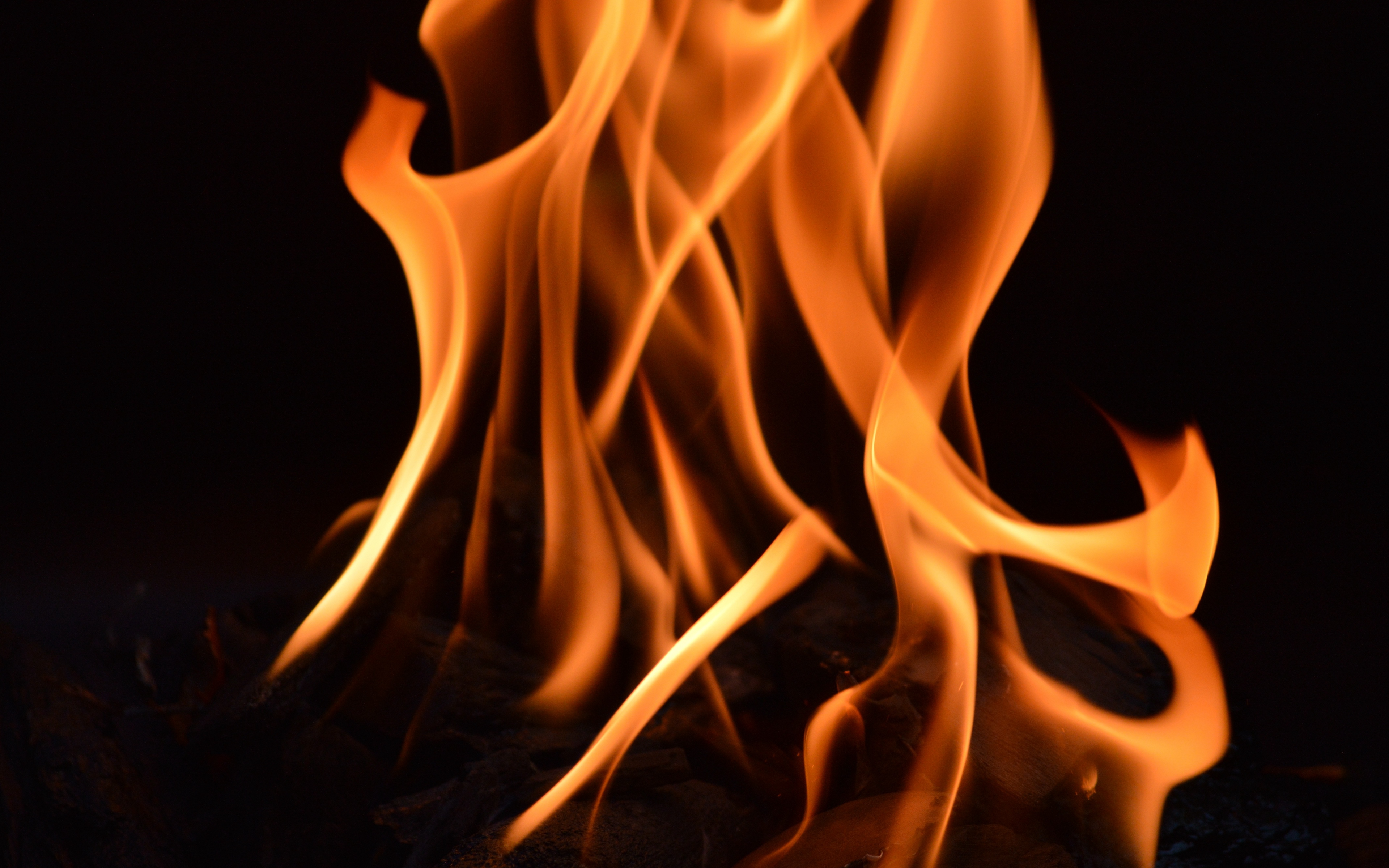 Wallpaper Bonfire, Flame, Fire - Fire Wallpaper 4k - HD Wallpaper 
