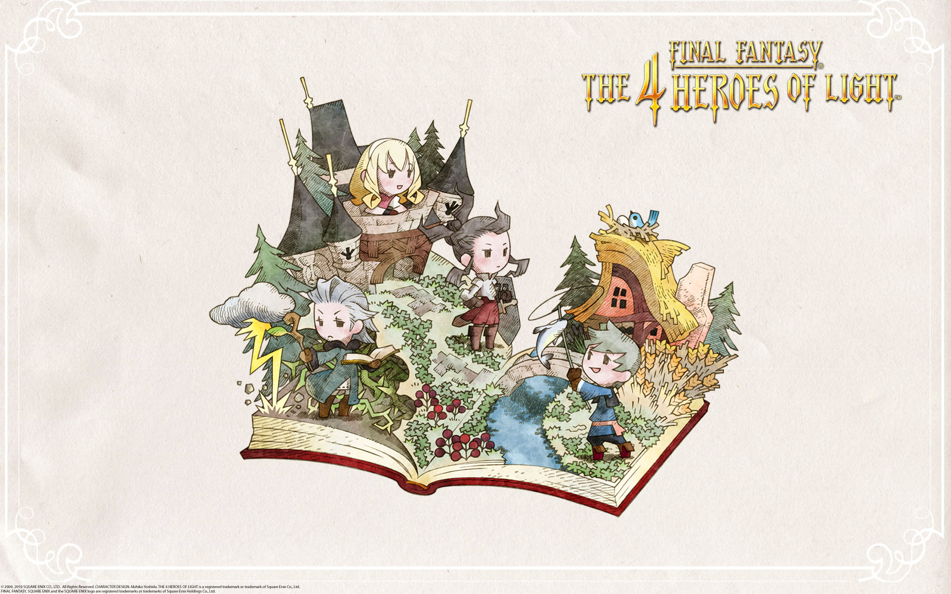 Final Fantasy The Heroes Of Light - HD Wallpaper 