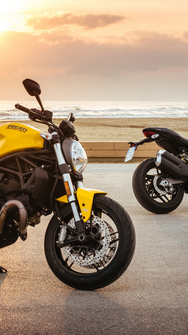 Ducati Monster 821, 2018 Bikes, 4k - Ducati Monster 25th Anniversary Edition - HD Wallpaper 