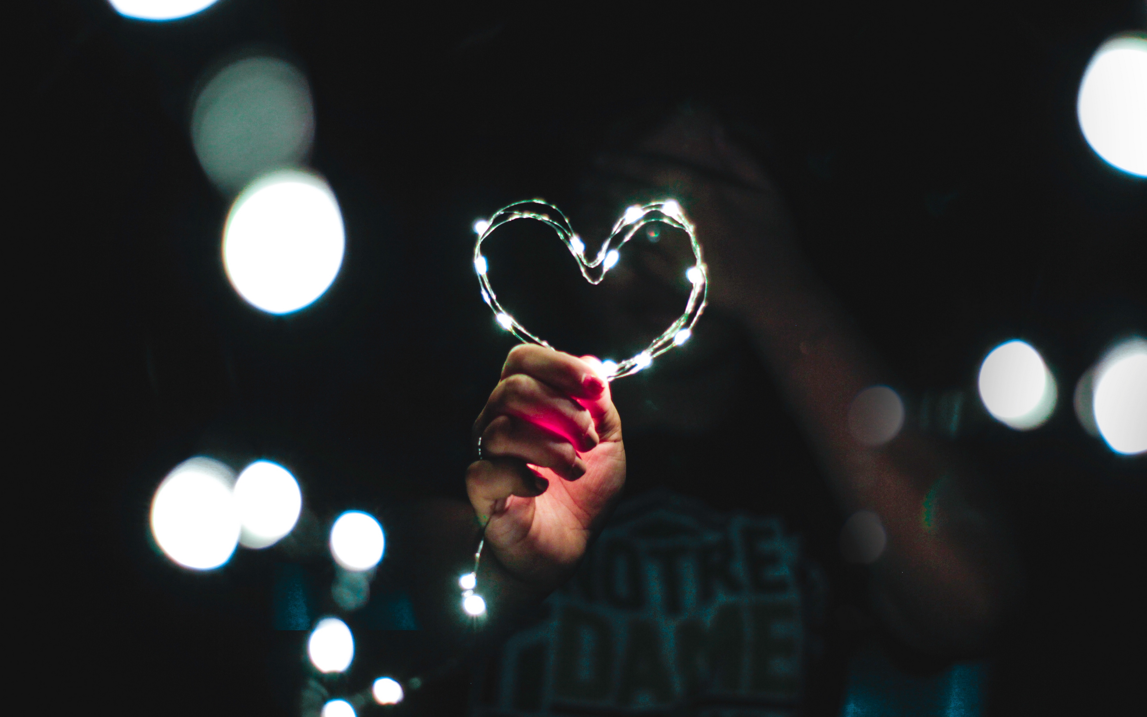 Wallpaper Heart, Hand, Light, Glitter, Glare - My Heart Beat Only For U - 3840x2400 Wallpaper Wallpaper Heart, Hand, Light, Glitter, Glare - My Heart Beat Only For U - 3840x2400 Wallpaper
