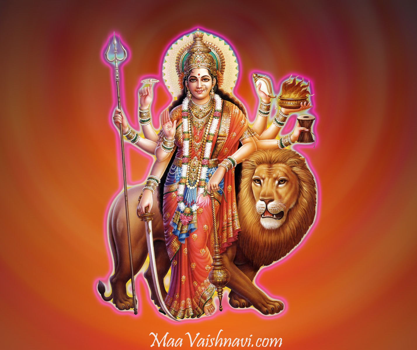Jai Mata Di Godess Durga - Durga Maa Image 3d - 1428x1200 Wallpaper -  