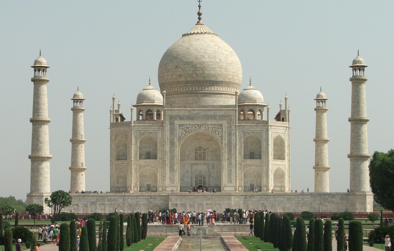 Photo Wallpaper Taj Mahal, India, Historic, Monument - Taj Mahal - HD Wallpaper 