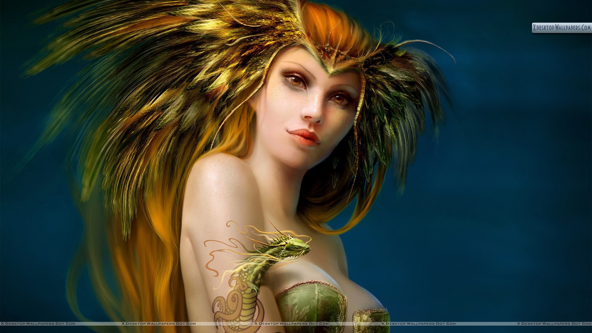 Female Wallpaper Fantasy - HD Wallpaper 