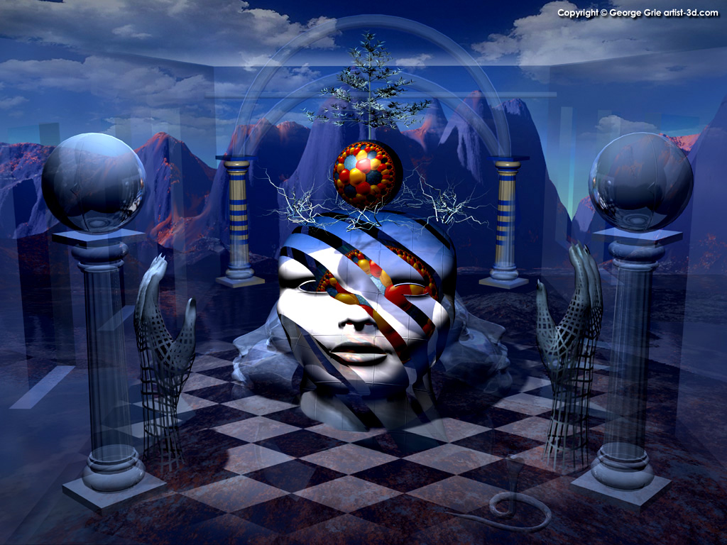 Unauthorized Obsession Digital Fantasy Arts Wallpapers - Surrealism Fantasy - HD Wallpaper 