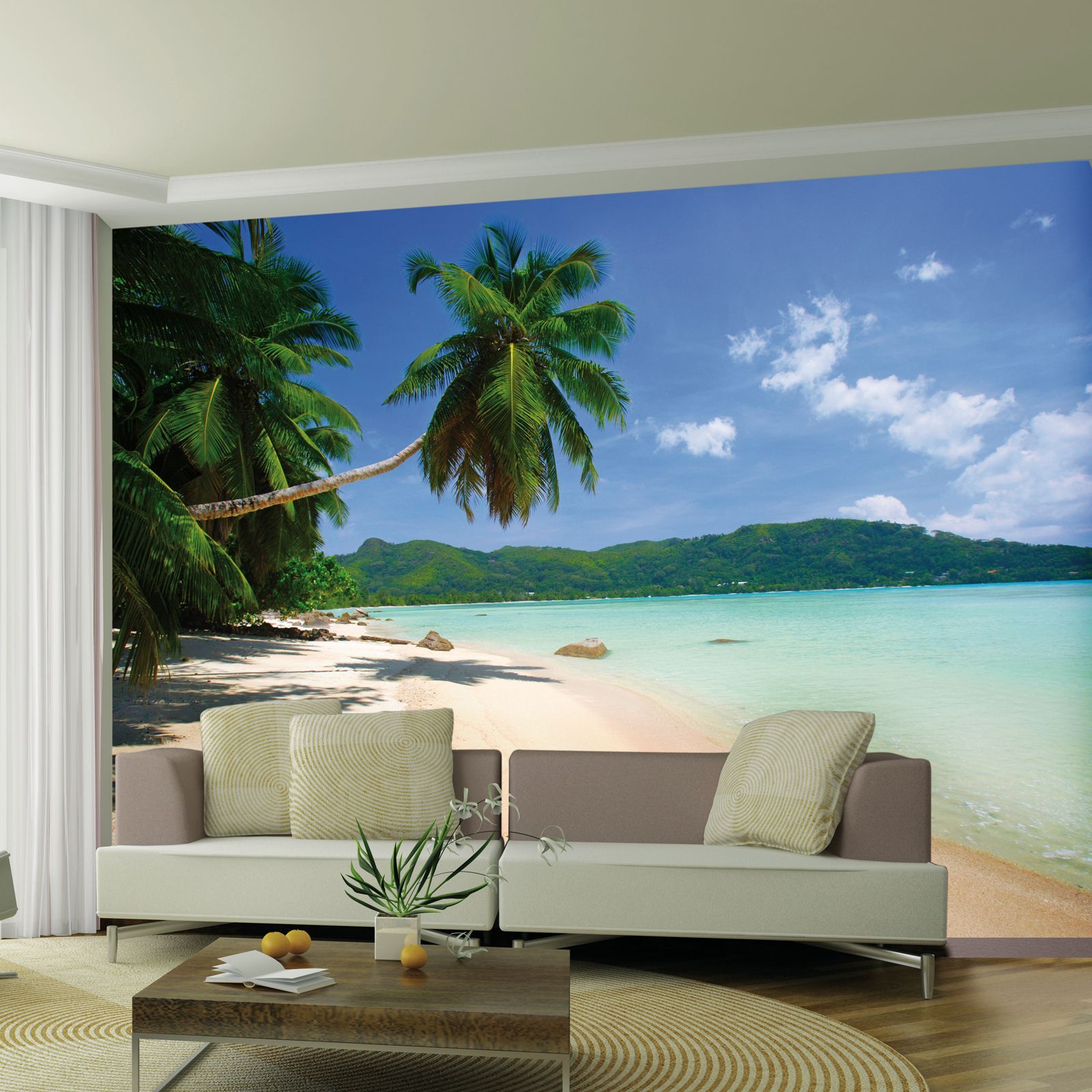 Poster Wall Palm Tree - HD Wallpaper 