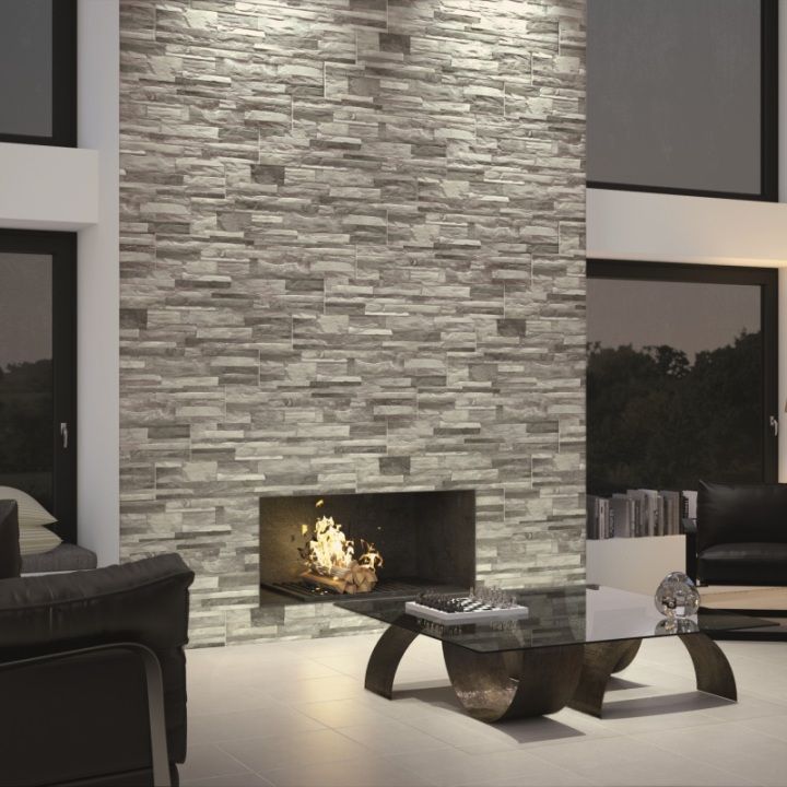 Tiled Feature Wall Living Room - HD Wallpaper 