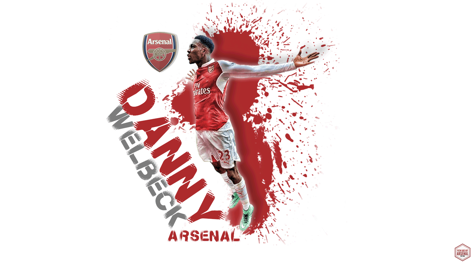 Danny Welbeck Custom Wallpaper - Arsenal F.c. - HD Wallpaper 