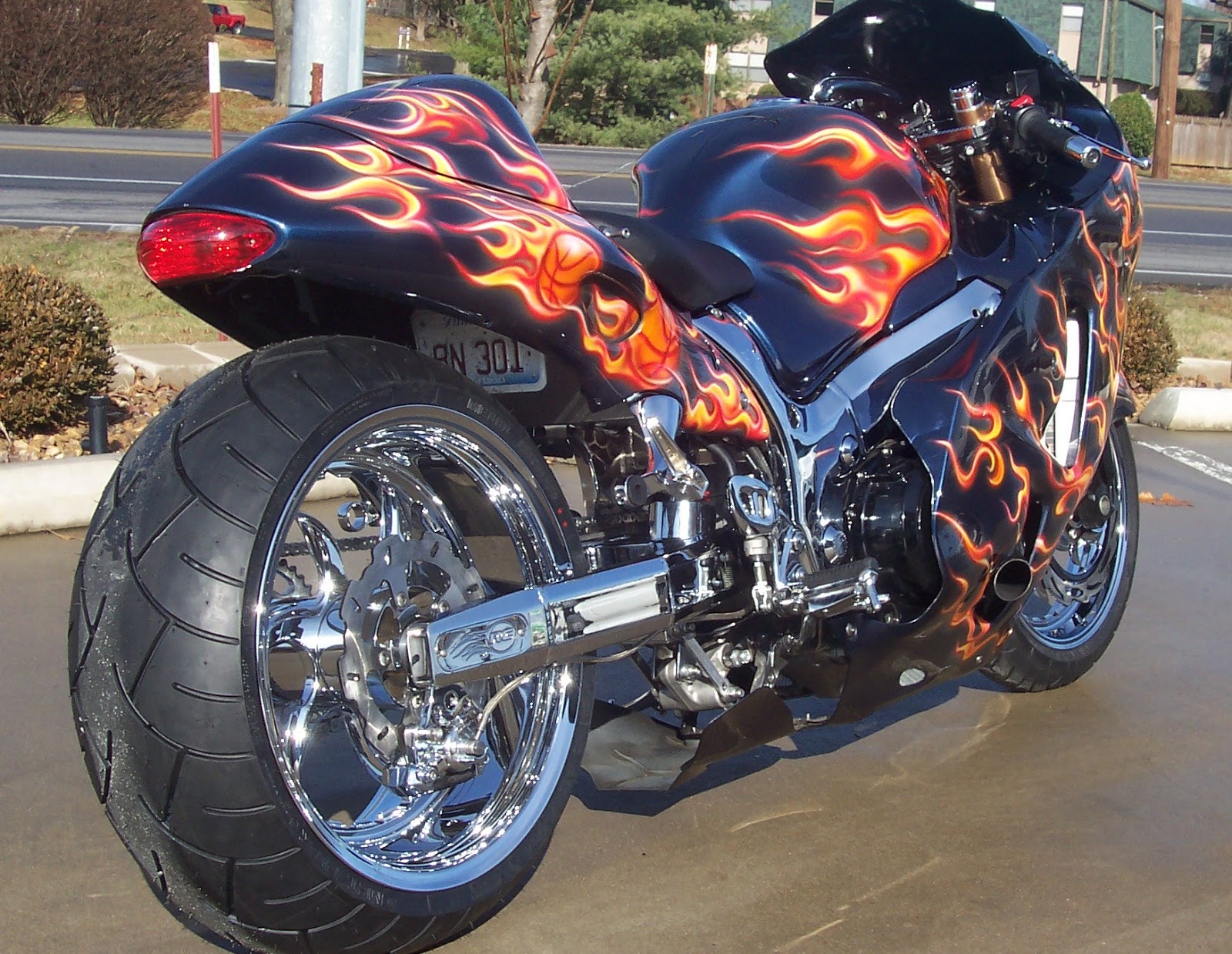 Download Wallpaper Of Hayabusa Turbo Bike In High Resolution - Modified Hayabusa - HD Wallpaper 