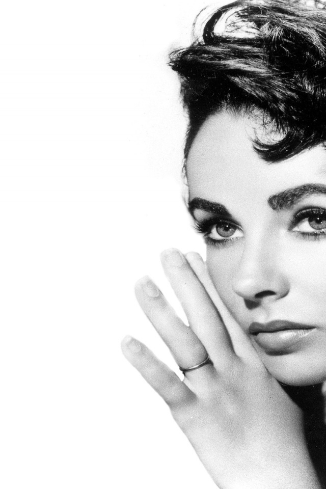Fancy Elizabeth Taylor For 640 X 960 Iphone 4 Resolution - Iconic Hollywood Actresses Golden Era - HD Wallpaper 