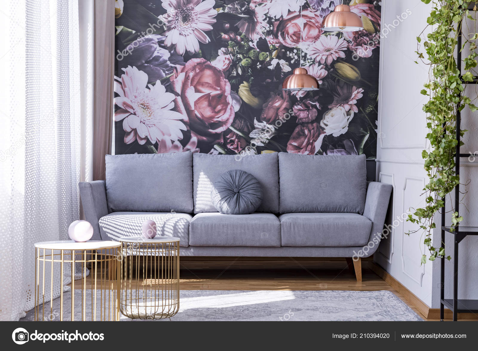 Grey Living Room Feminine - HD Wallpaper 