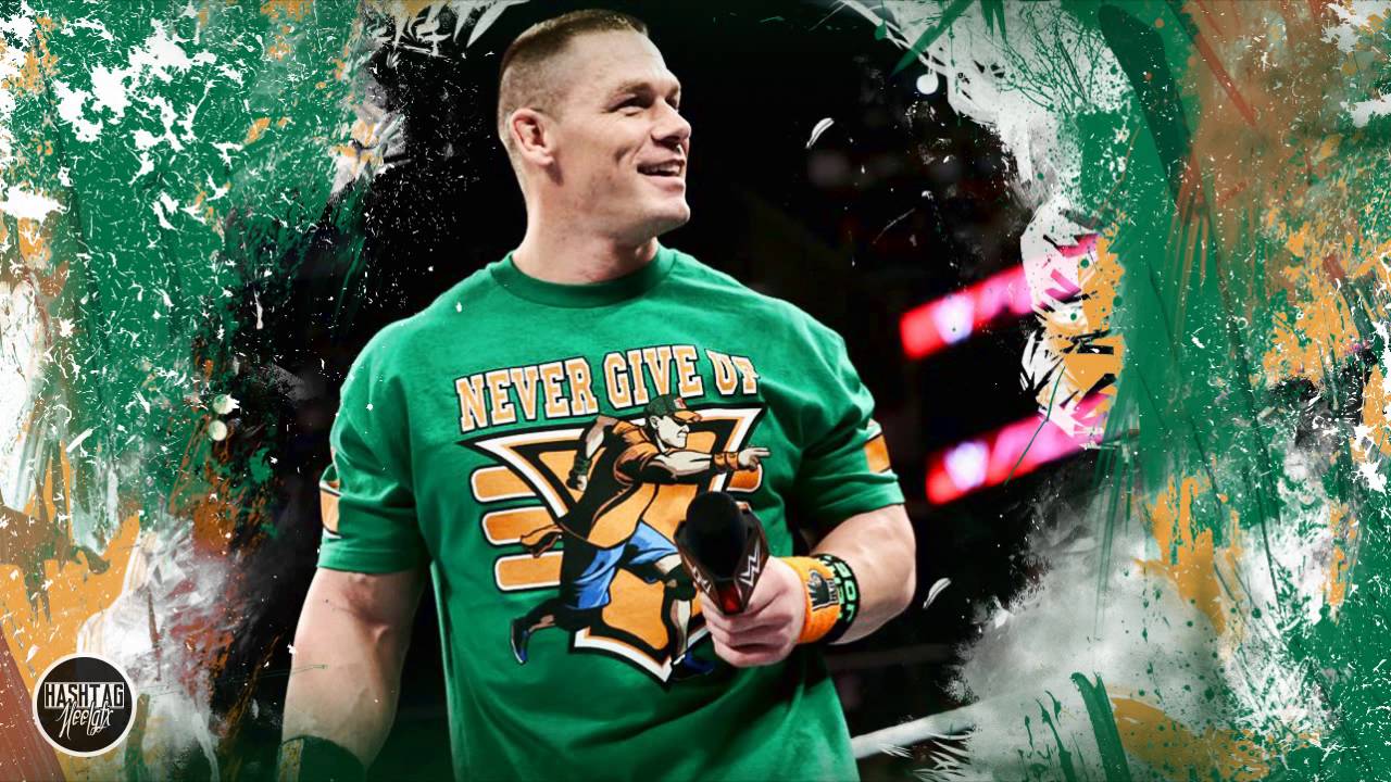 John Cena In Green T Shirt - HD Wallpaper 