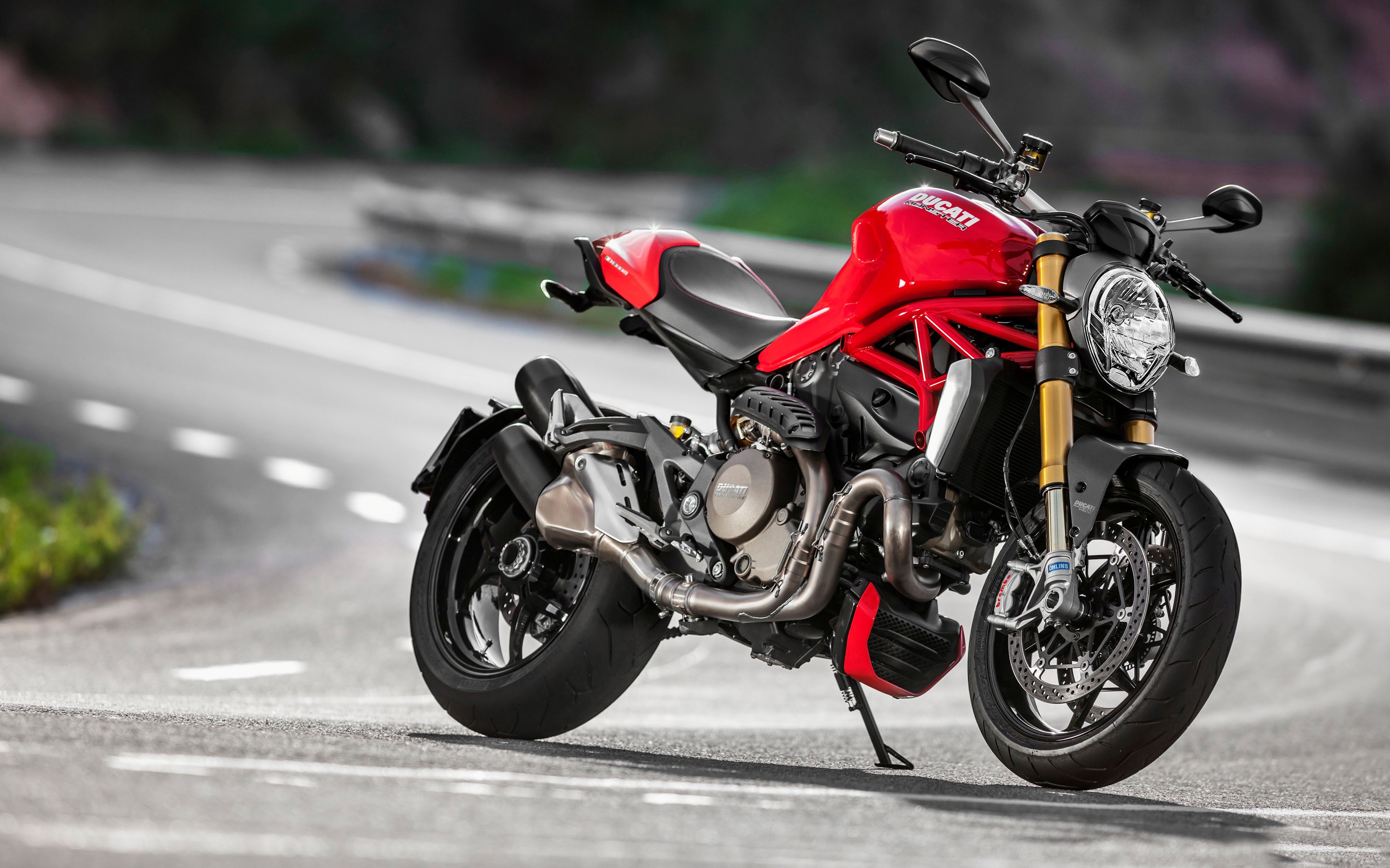 Latest Ducati Monster Bike Image - Ducati Monster 1200 - HD Wallpaper 