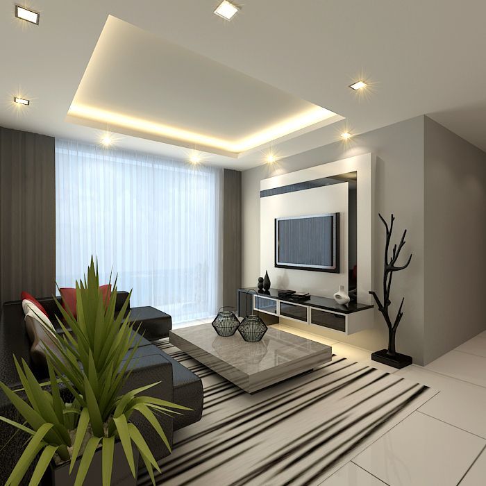 Tv Feature Wall Design Ideas - HD Wallpaper 