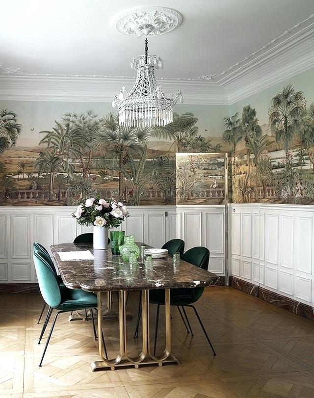 Modern Wallpaper Ideas Inspiring Rooms With Modern - Modern Wallpaper For Dining Room - HD Wallpaper 