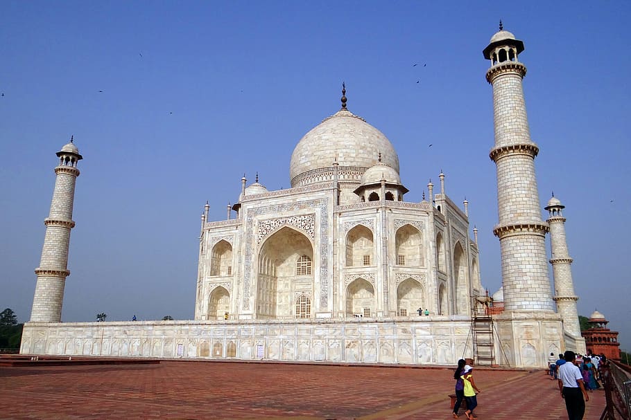 Taj Mahal, India During Daytime, Unesco, World, Wonder, - Taj Mahal - HD Wallpaper 