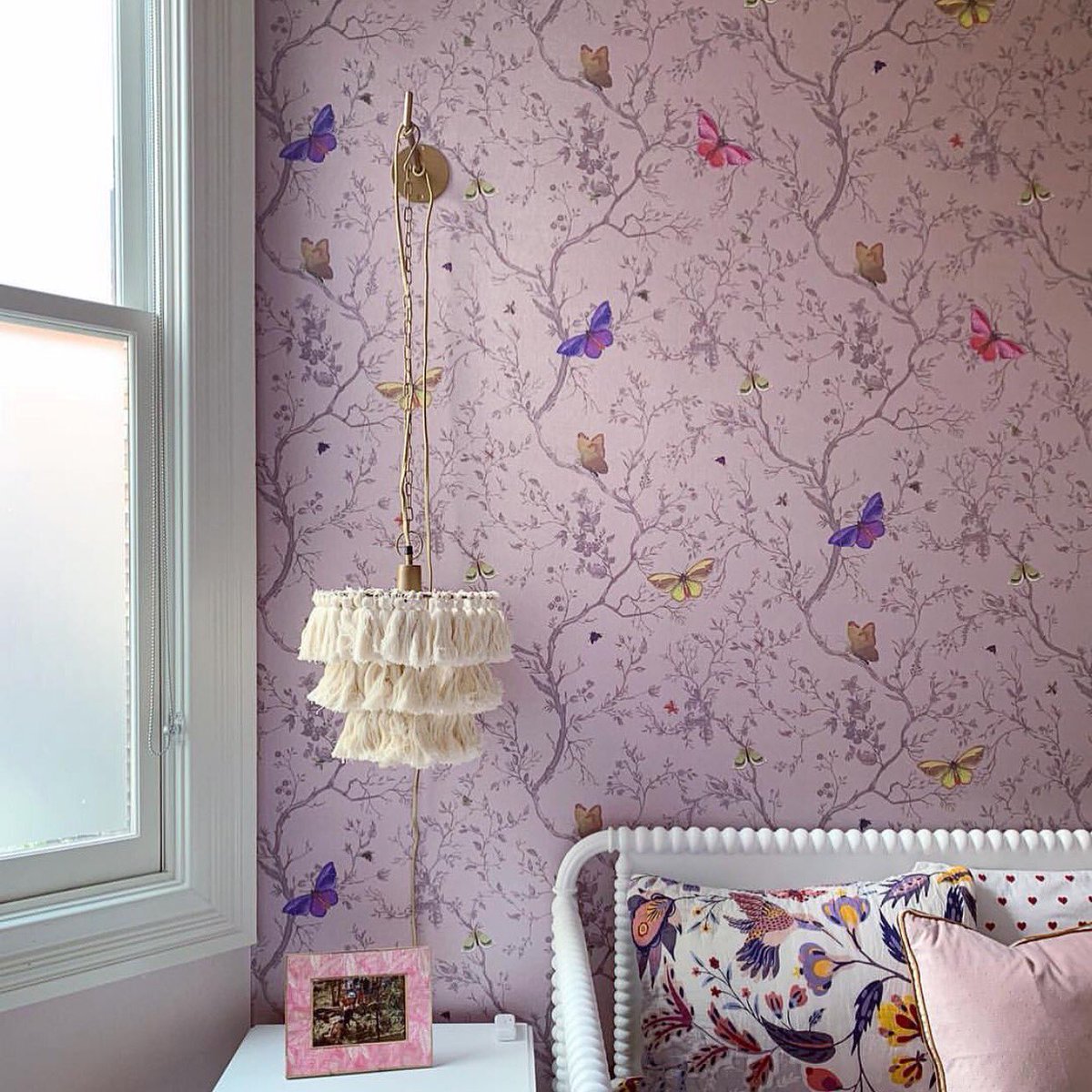 Butterfly Wallpaper For Girls Room - HD Wallpaper 