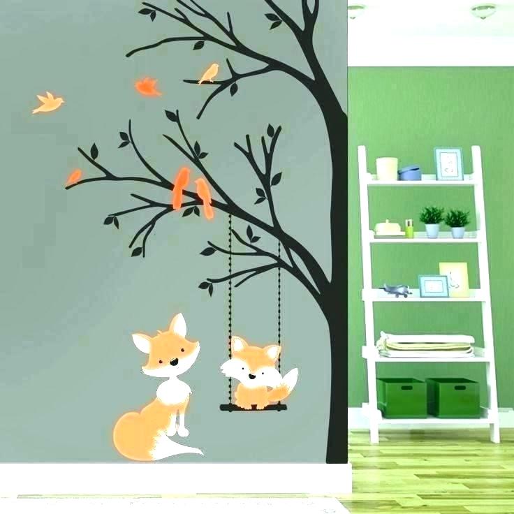 Woodland Creatures Wallpaper Wall Decals Uk - HD Wallpaper 