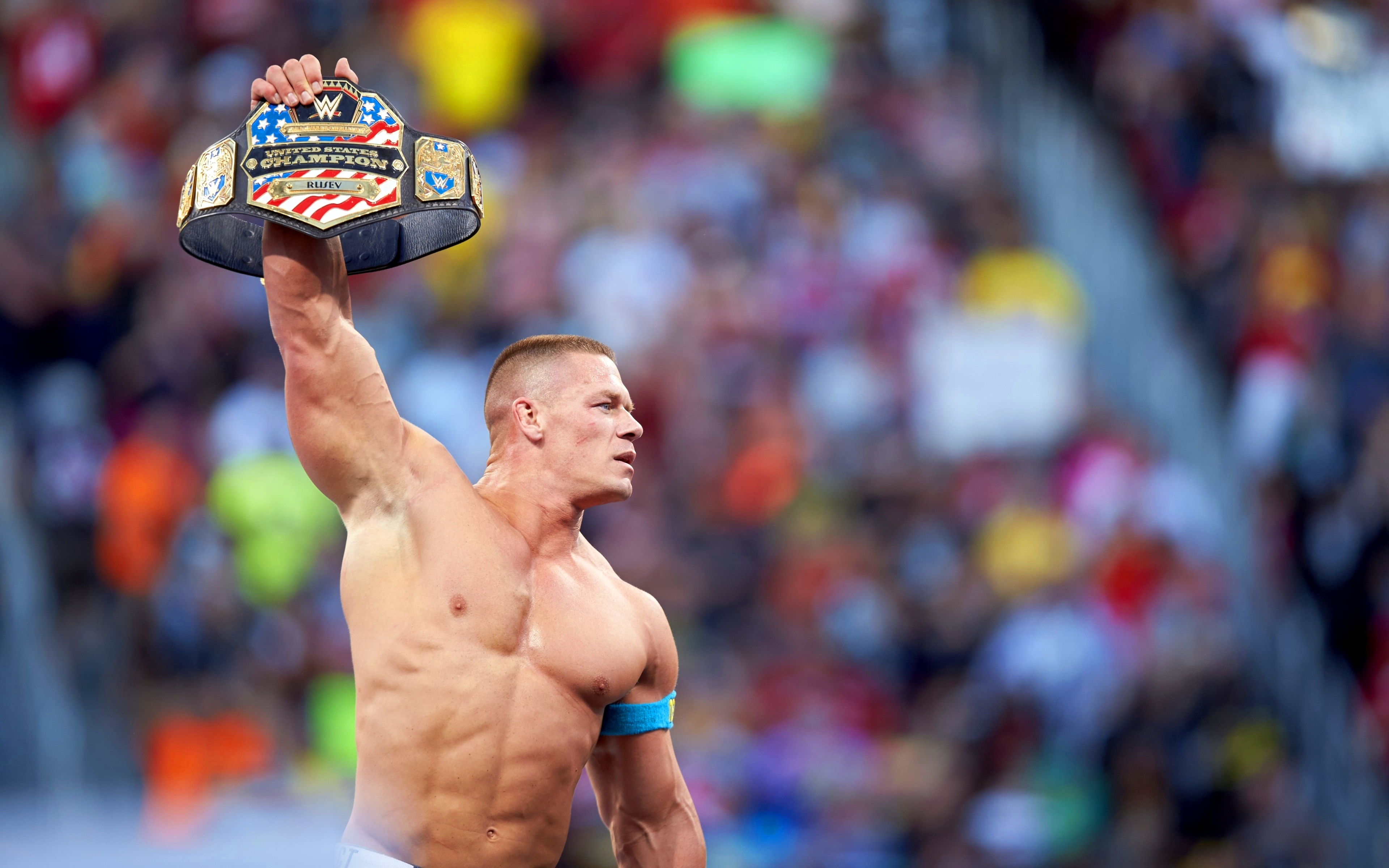 John Cena Victorious In Ring With Belt - John Cena Ultra Hd - 3840x2400 Wallpaper John Cena Victorious In Ring With Belt - John Cena Ultra Hd - 3840x2400 Wallpaper