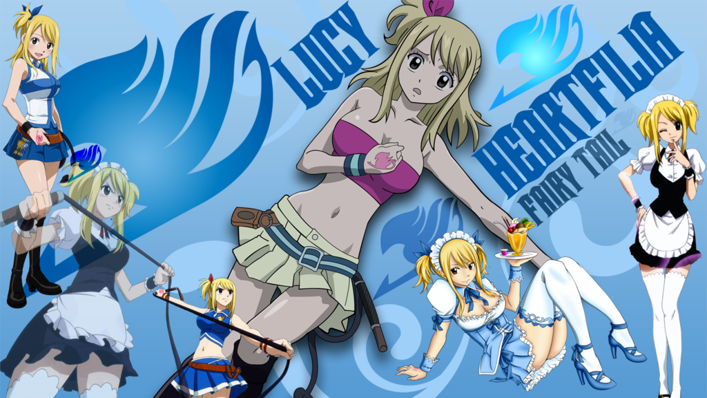 Fairy Tail Lucy Wallpaper - Fairy Tail Lucy Skirts - HD Wallpaper 