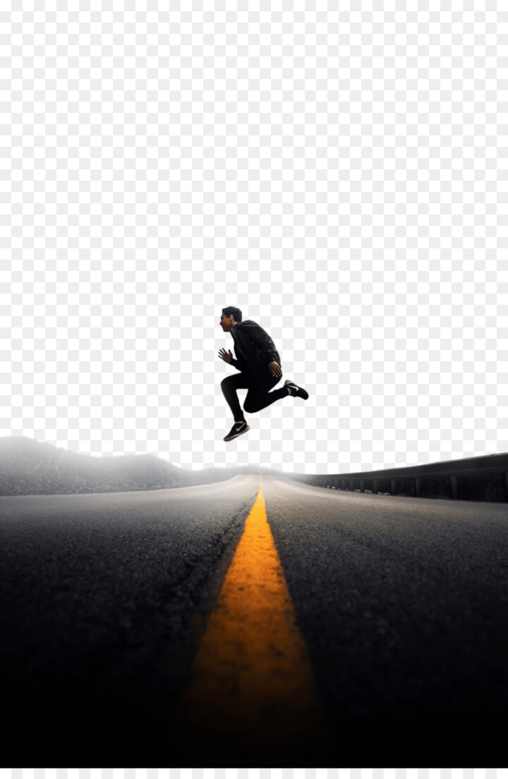 Desktop Wallpaper Silhouette Computer Sky - Extreme Sport - HD Wallpaper 