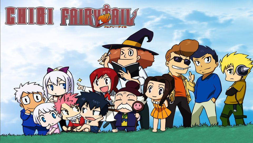Chibi Fairy Tail Background - HD Wallpaper 