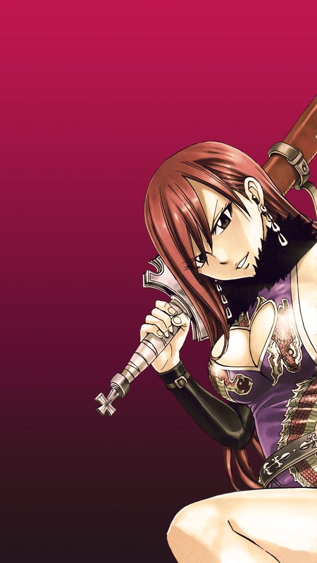 Fairy Tail Erza Wallpaper Iphone - HD Wallpaper 