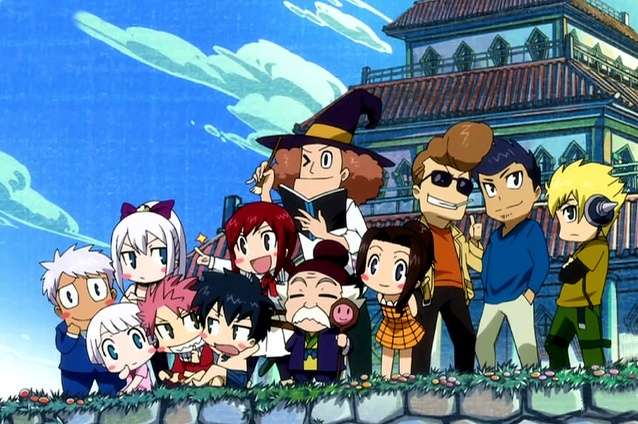 Chibi Ft Members - Fairy Tail All Characters Chibi - HD Wallpaper 