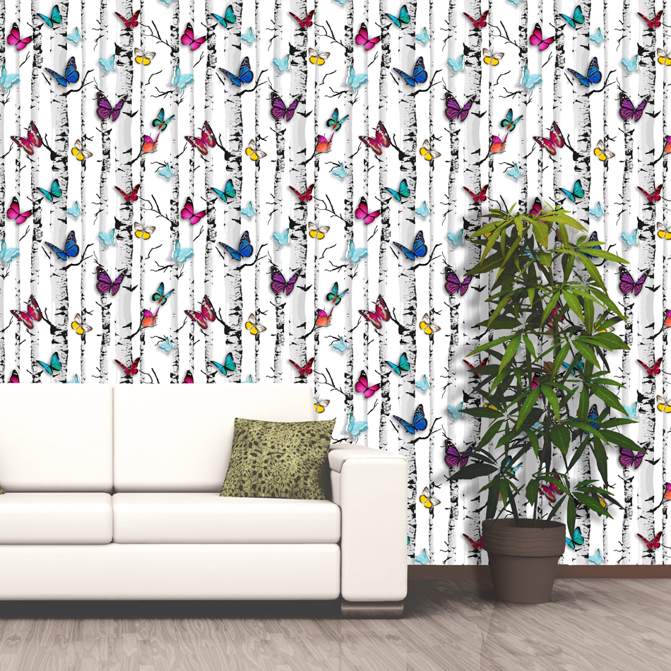 Butterfly Wallpaper For Room Wall - HD Wallpaper 
