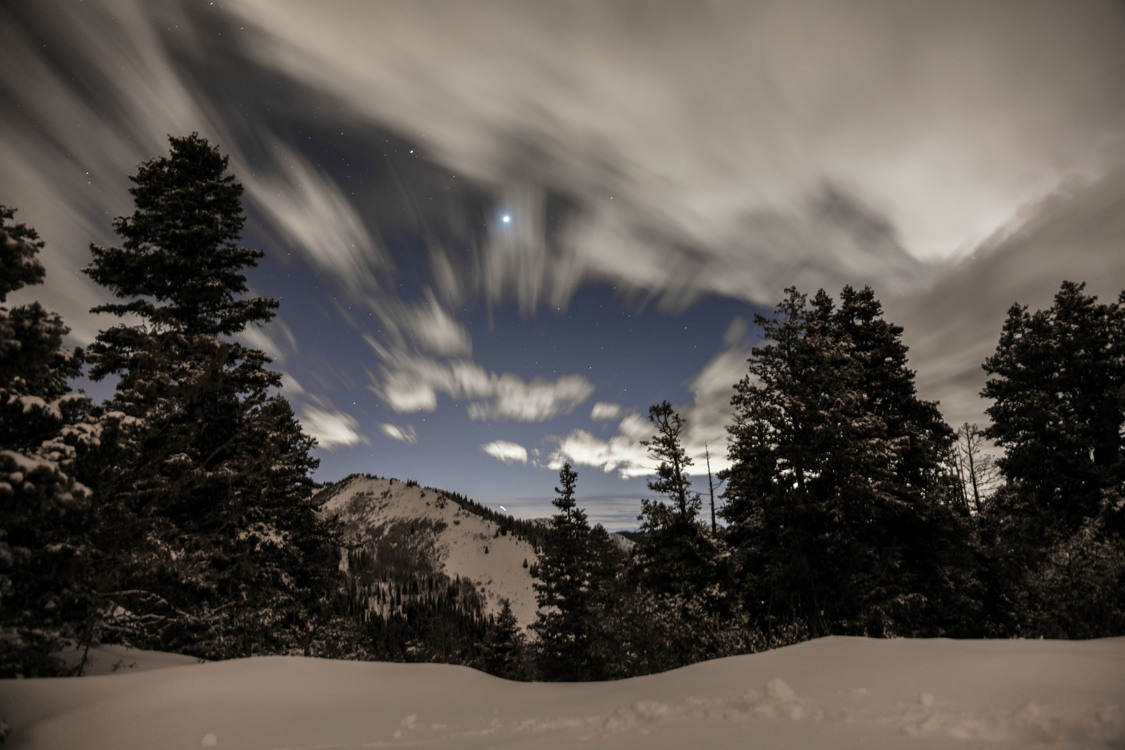 Winter Night 8k - HD Wallpaper 