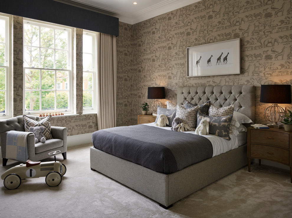 Anime Bedroom Kids Contemporary Kids Artwork And Grey - Bedroom - 990x738 Wallpaper Anime Bedroom Kids Contemporary Kids Artwork And Grey - Bedroom - 990x738 Wallpaper