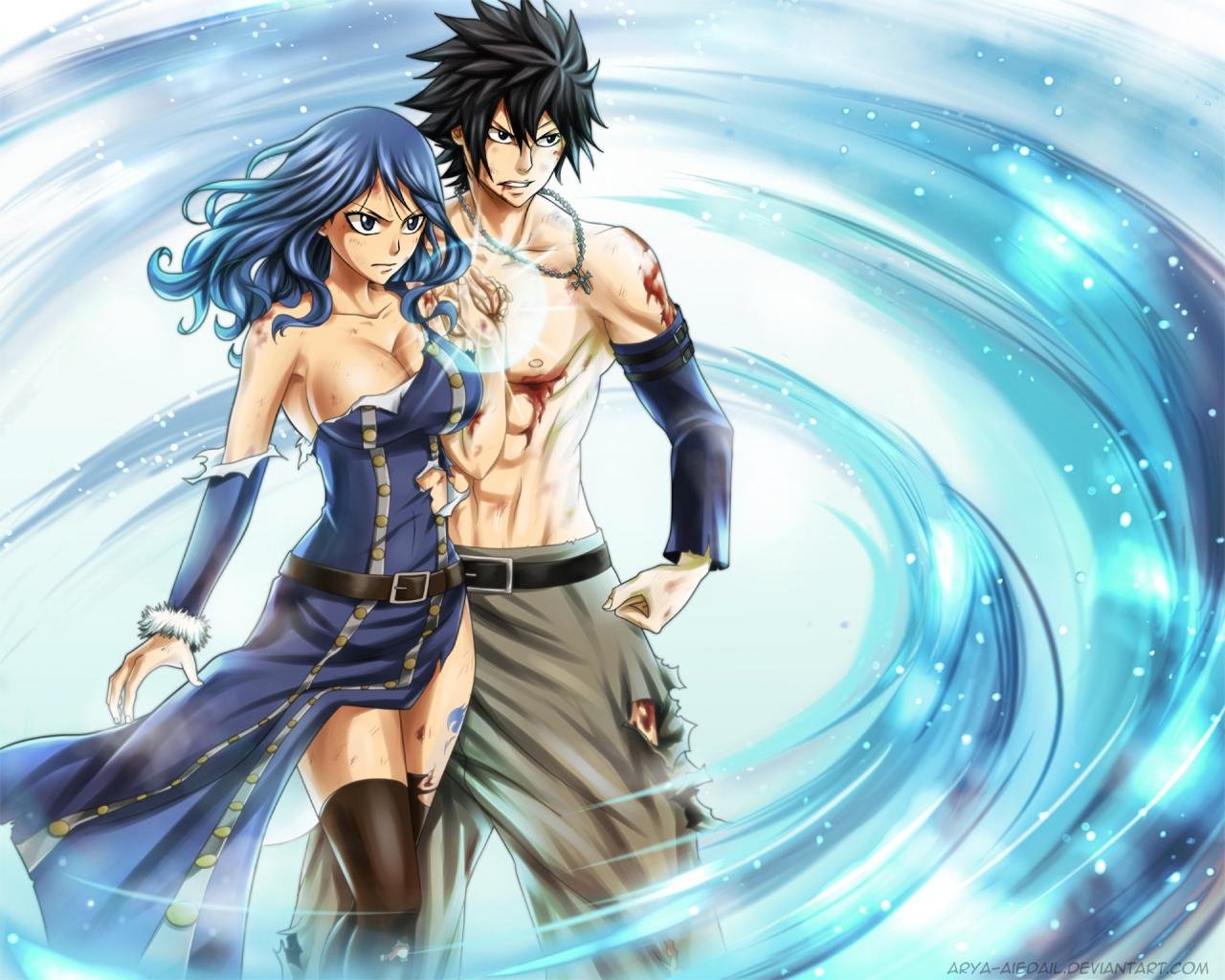 Free Fairy Tail High Quality Wallpaper Id - Fairy Tail Gray X Juvia Fanart - HD Wallpaper 