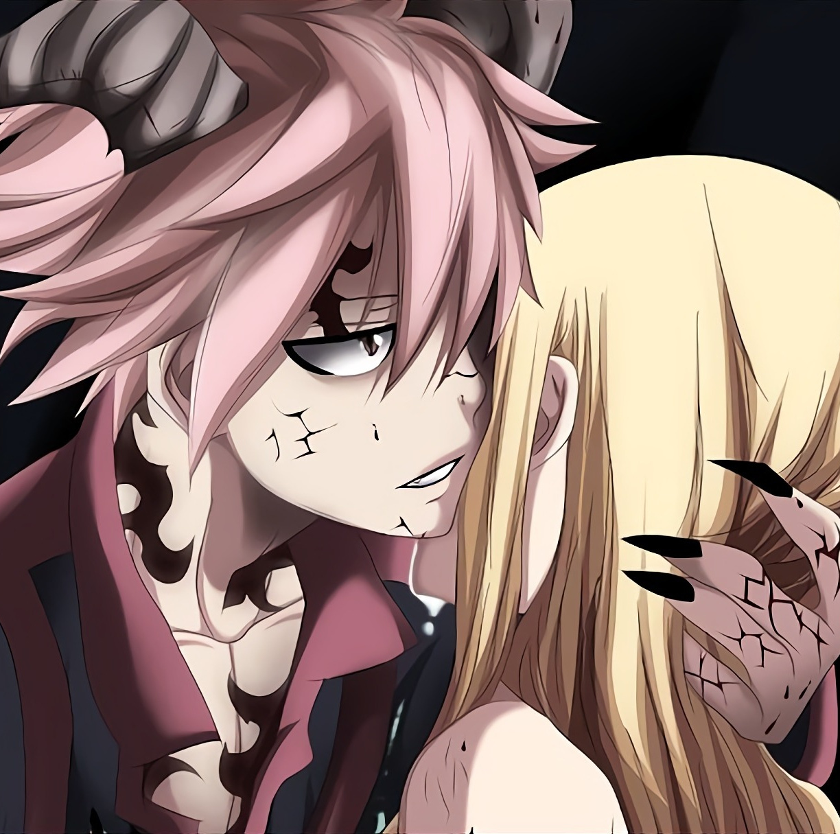 Natsu Dragneel, Lucy Heartfilia, Fairy Tail, Hug, Anime, - Fairy Tail - HD Wallpaper 