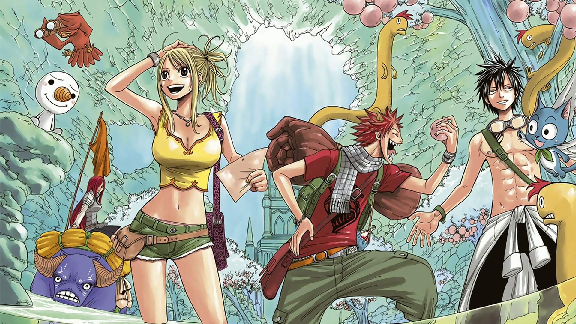 Fairy Tail Wallpaper Manga - HD Wallpaper 