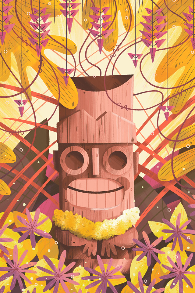 Iphone Tiki - HD Wallpaper 