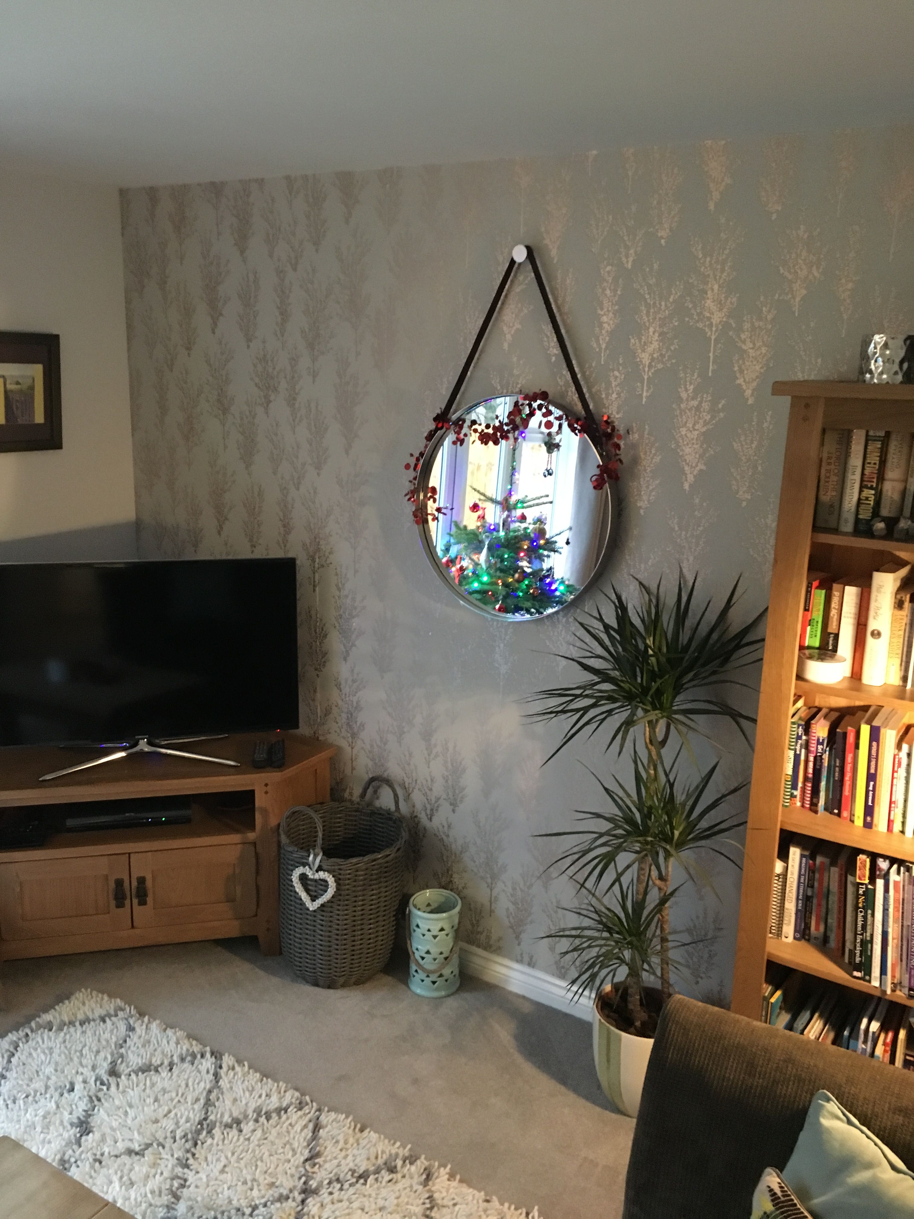 Grey And Rose Gold Wallpaper Living Room - HD Wallpaper 