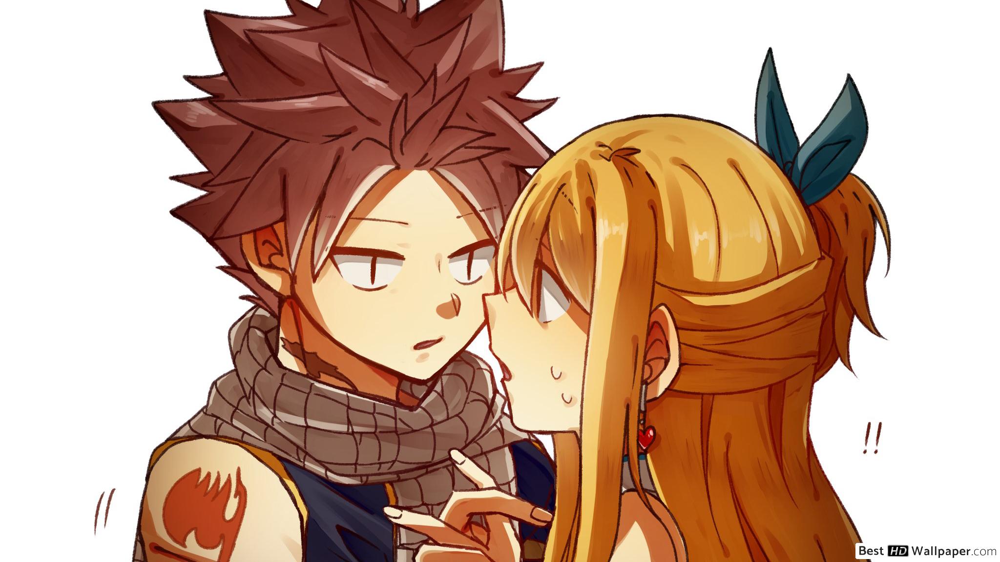 Fairy Tail Natsu Y Lucy Fondo De Pantalla - HD Wallpaper 
